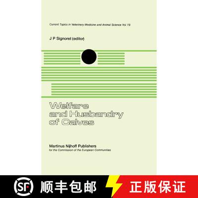 【3-4周达】精装 Welfare and Husbandry of Calves [9789024726806]