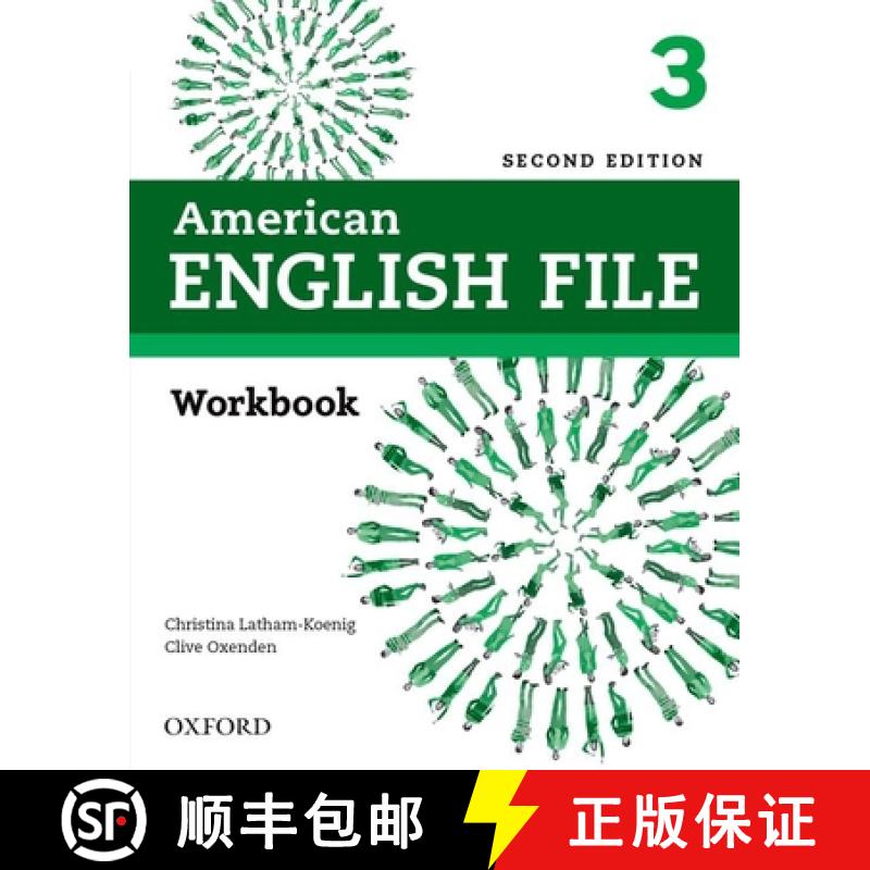 【3-4周达】American English File 2e Workbook Level 3 2019 Pack [9780194776059]