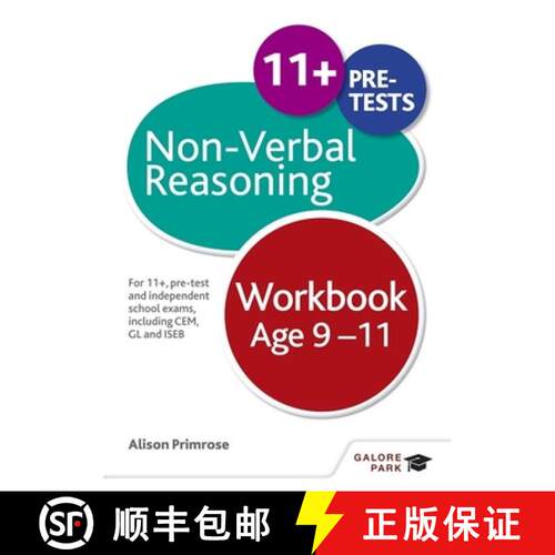 【3-4周达】Non-Verbal Reasoning Workbook Age 9-11: For 11+, pre-test and independent school exams inc... [9781471849350]