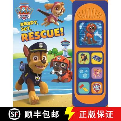 【3-4周达】Nickelodeon Paw Patrol: Ready, Set, Rescue! Sound Book [9781503731189]