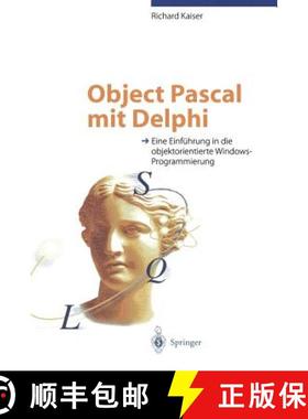【3-4周达】Object Pascal mit Delphi : Eine Einfï¿½hrung in die objektorientierte Windows-Programmi... [9783540603405]