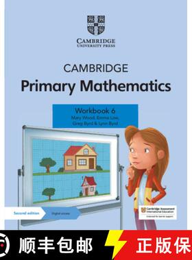 【3-4周达】Cambridge Primary Mathematics Workbook 6 with Digital Access (1 Year) [9781108746335]