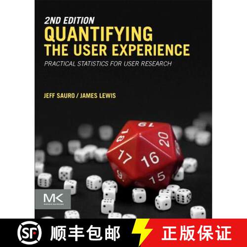 【3-4周达】Quantifying the User Experience : Practical Statistics for User Research: Practical Statis... [9780128023082]