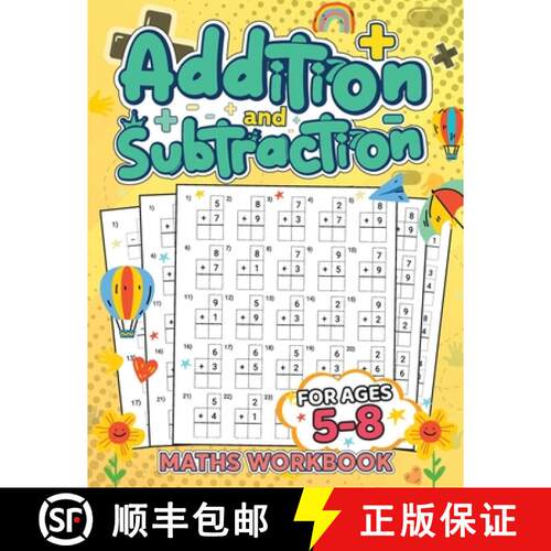 【3-4周达】Addition and Subtraction for Kids Ages 5-8: Building a Strong Foundation in Math/ Addition... [9781803859996]