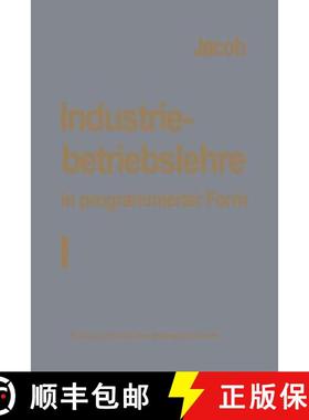 【3-4周达】Industriebetriebslehre in programmierter Form : Band I: Grundlagen [9783409330312]