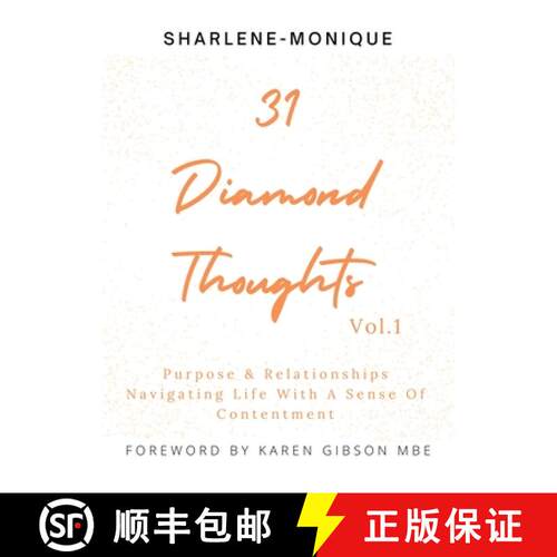 【3-4周达】31 Diamond Thoughts Vol.1: Purpose & Relationships Navigating Life With a Sense of Content... [9781916387430]