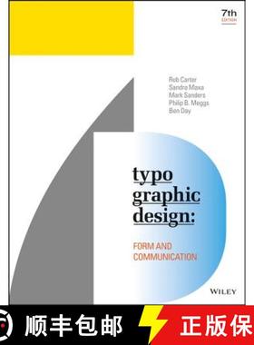 【3-4周达】Typographic Design: Form And Communication, Seventh Edition [Wiley图形设计] [9781119312567]