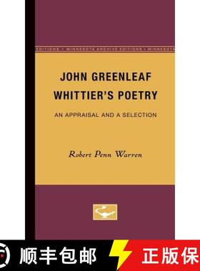 【3-4周达】John Greenleaf Whittier's Poetry: An Appraisal and a Selection [9780816606054]