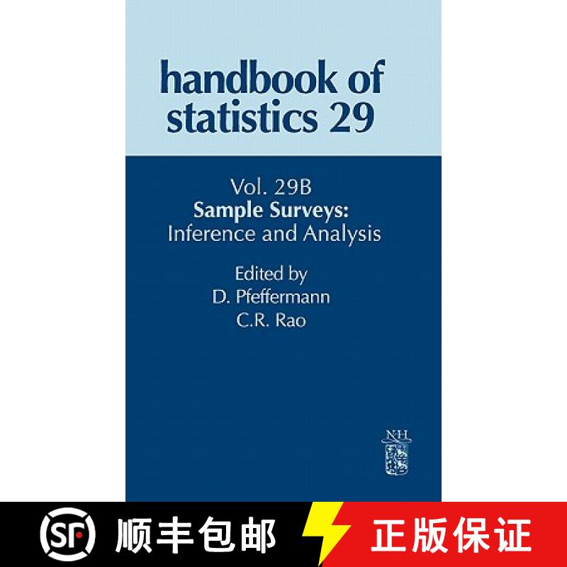 【3-4周达】Handbook of Statistics 29B: Sample Surveys: Inference and Analysis [9780444534385]