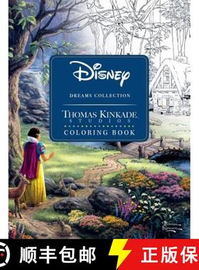 预订 Disney Dreams Collection Thomas Kinkade Studios Coloring Book [9781449483180]