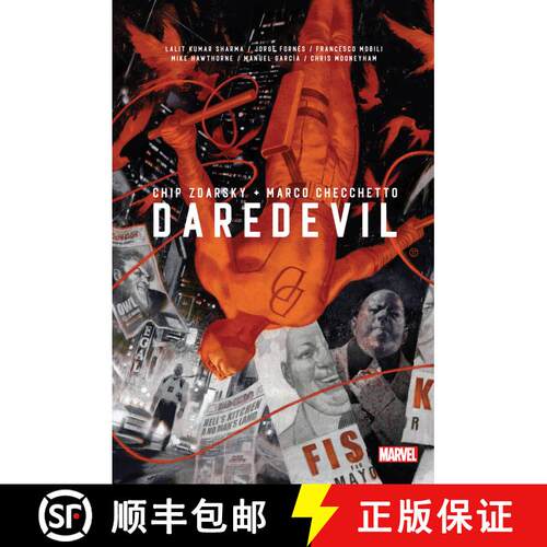 【3-4周达】精装 Daredevil By Chip Zdarsky Omnibus Vol. 1 Tedesco Cover [9781302956219]