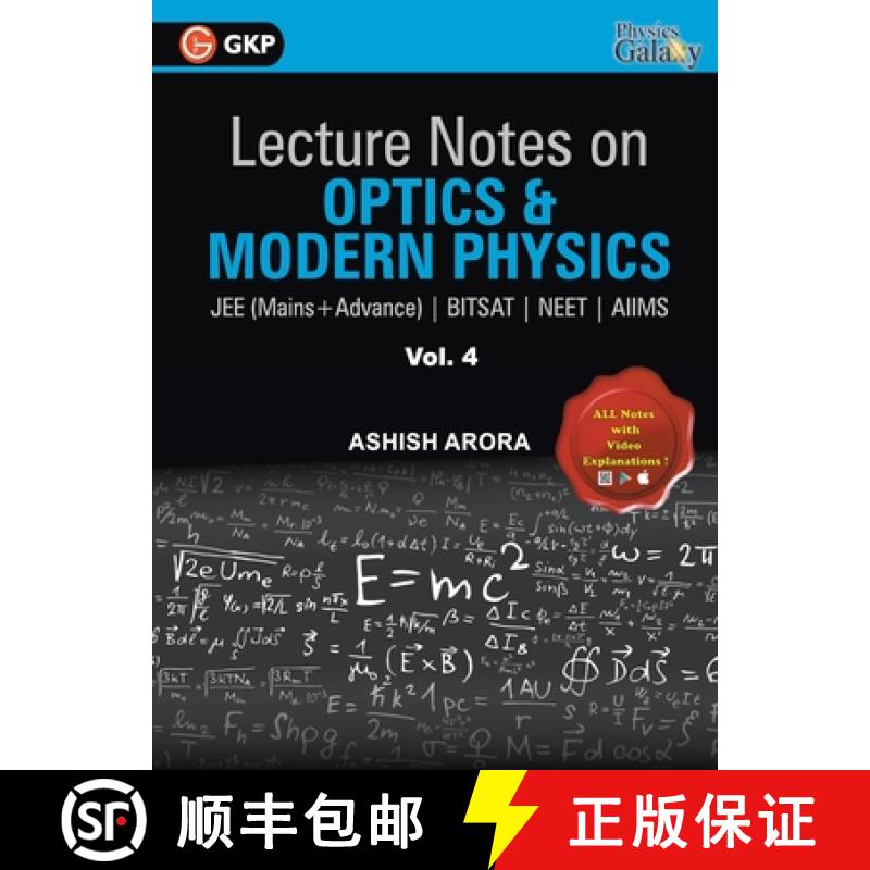 【3-4周达】Lecture Notes on Optics & Modern Physics- Physics Galaxy (JEE Mains & Advance, BITSAT, NEE... [9789388182553]