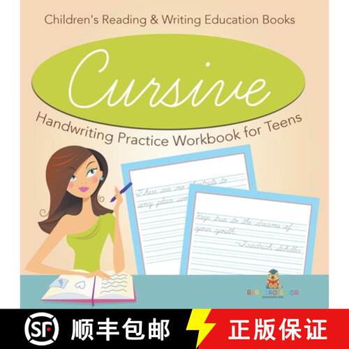 【3-4周达】Cursive Handwriting Practice Workbook for Teens : Children's Reading & Writing Education B... [9798869448842]