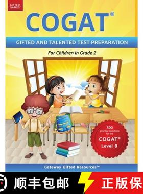【3-4周达】COGAT Test Prep Grade 2 Level 8: Gifted and Talented Test Preparation Book - Practice Test... [9780997943993]