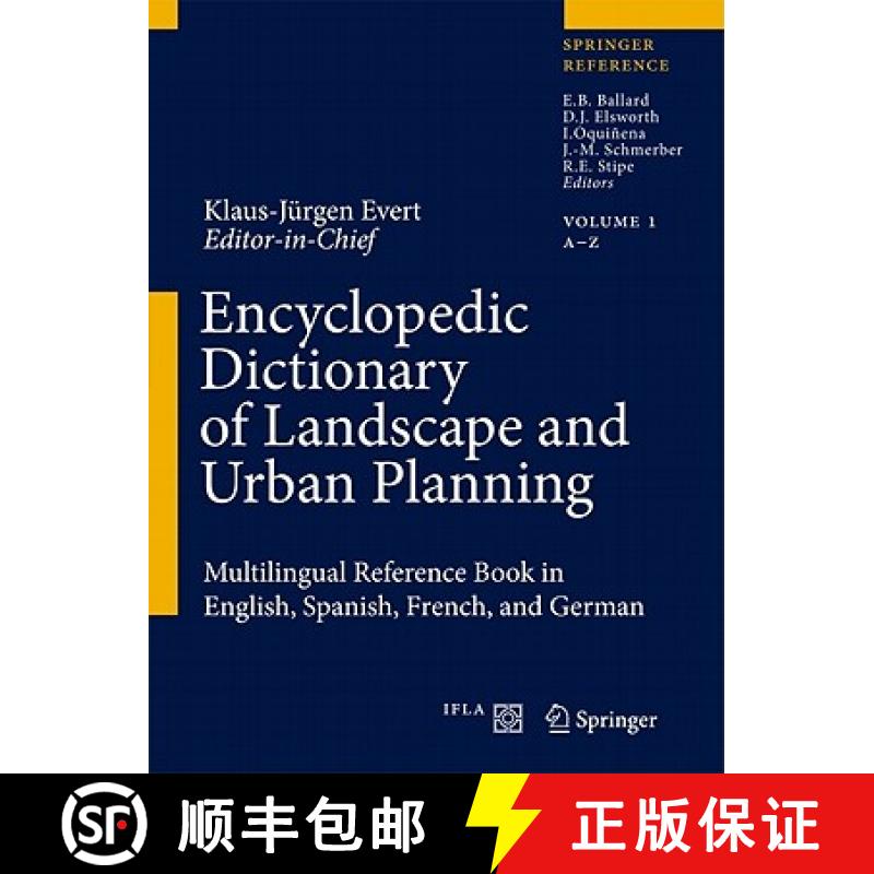 【3-4周达】Encyclopedic Dictionary of Landscape and Urban Planning: Multilingual Reference Book in En... [9783540764557]