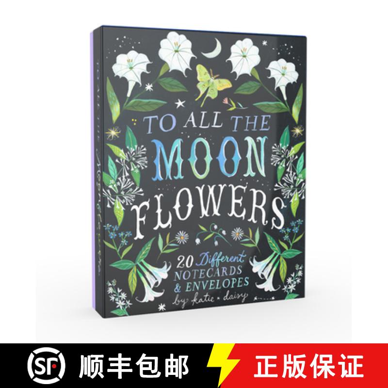 【3-4周达】To All the Moonflowers Notes: 20 Different Notecards & Envelopes [9781797217444]