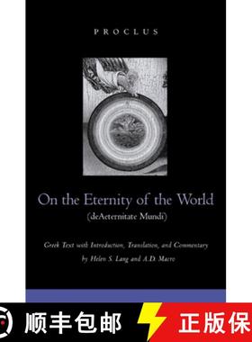 预订 On the Eternity of the World (de Aeternitate Mundi) [9780520225541]