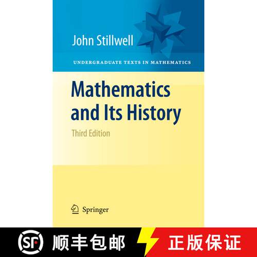 【3-4周达】精装 Mathematics and Its History (Third Edition 2010) [9781441960528]