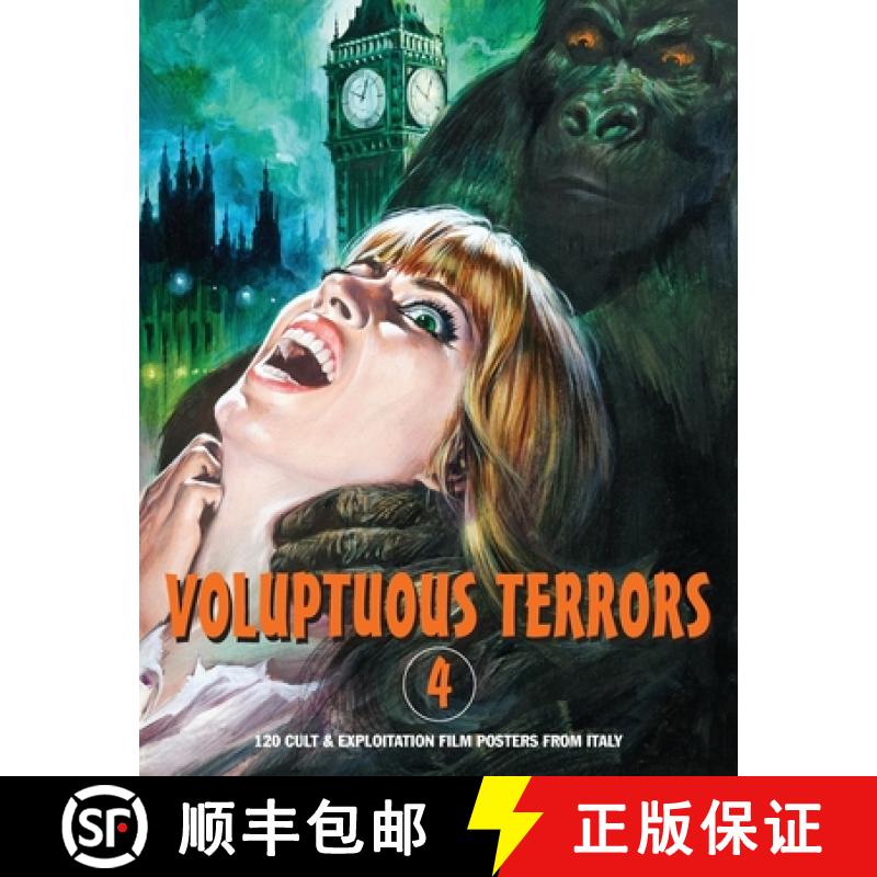 【2-3周达】Voluptuous Terrors, Volume 4: 120 Cult & Exploitation Film Posters From Italy [9781917285186]