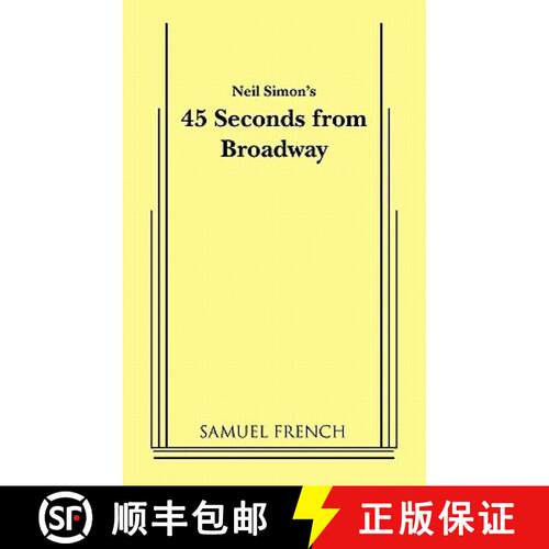 【3-4周达】45 Seconds from Broadway (Neil Simon) [9780573628504]