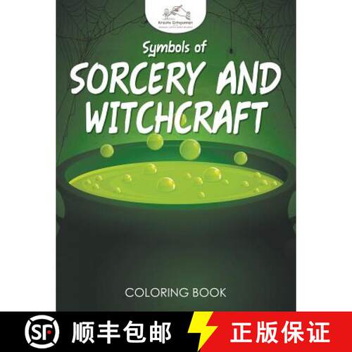 【3-4周达】Symbols of Sorcery and Witchcraft Coloring Book [9781683775157]