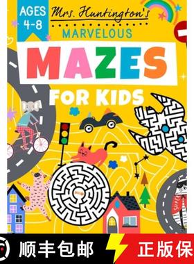 【3-4周达】Marvelous Mazes for Kids Ages 4-8: Maze Activity Variety Puzzle Book [9780645466461]