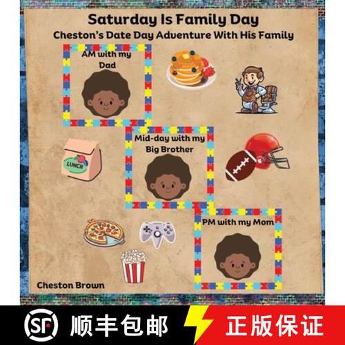 【3-4周达】Saturday Is Family Day: Cheston's Date Day Adventure With His Family [9798869028242]