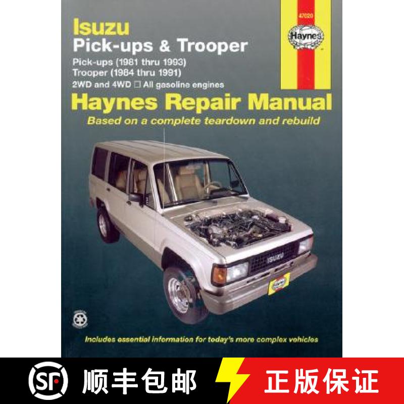 【3-4周达】Isuzu Trooper and Pick-up (81-93) Automotive Repair Manual [9781563920332]