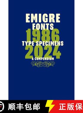 【3-4周达】Emigre Fonts: Type Specimens 1986-2024 [9798989142361]