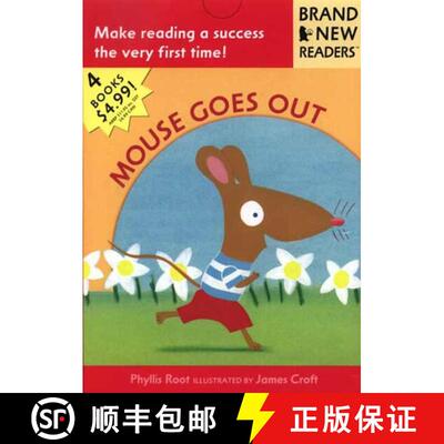 【3-4周达】Mouse Goes Out: Brand New Readers [9780763613525]