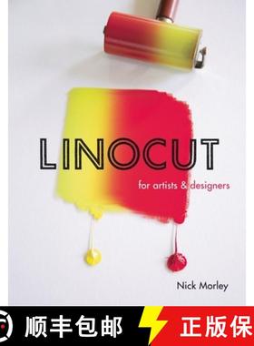 【3-4周达】Linocut for Artists and Designers [9781785001451]