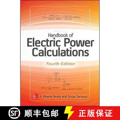 【3-4周达】精装 Handbook of Electric Power Calculations, Fourth Edition [9780071823906]