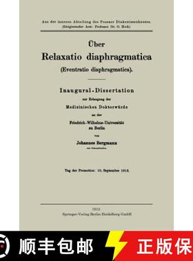 【3-4周达】UEber Relaxatio Diaphragmatica (Eventratio Diaphragmatica) [9783662228869]