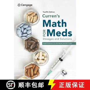 and 9780357768075 Curren for Meds Math 3周达 Solutions Dosages