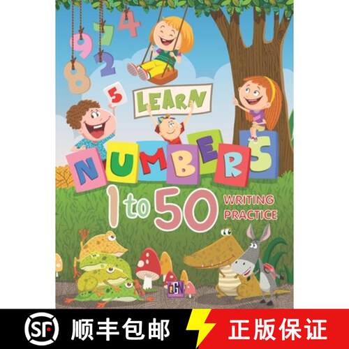 【3-4周达】Learn Numbers 1 to 50 Writing Practice [9788193967447]