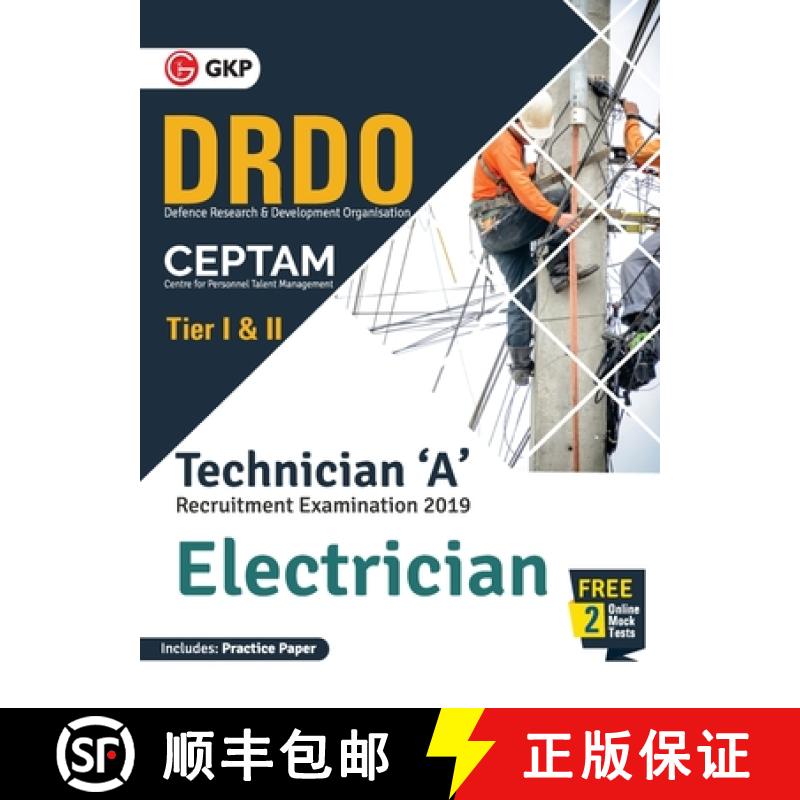 【2-3周达】DRDO CEPTAM - Technician 'A' Tier I & II (Electrician) [9789389161809]