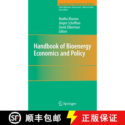 【3-4周达】Handbook of Bioenergy Economics and Policy [9781441903686]
