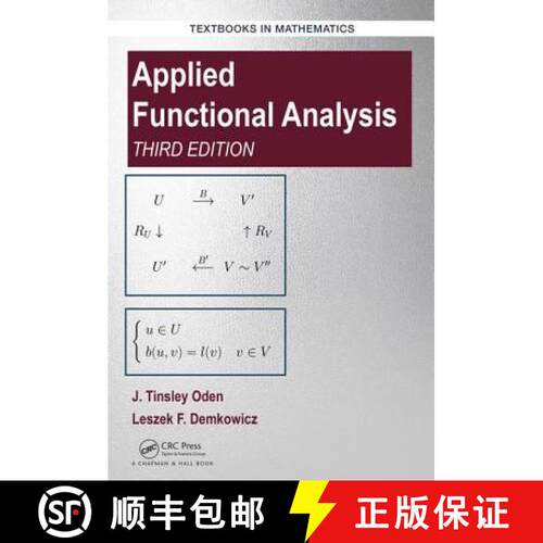 【3-4周达】精装 APPLIED FUNCTIONAL ANALYSIS 3E [9781498761147]