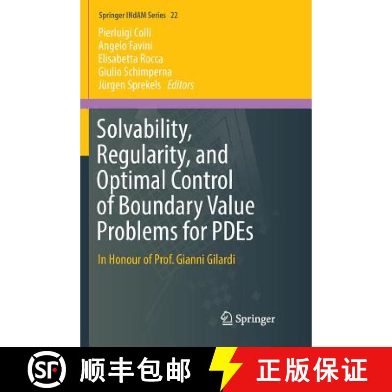 【3-4周达】Solvability, Regularity, and Optimal Control of Boundary Value Problems for PDEs : In Hono... [9783319878041]