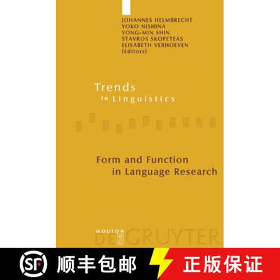 【3-4周达】精装 Form and Function in Language Research – Papers in Honour of Christian Lehmann [9783110216127]