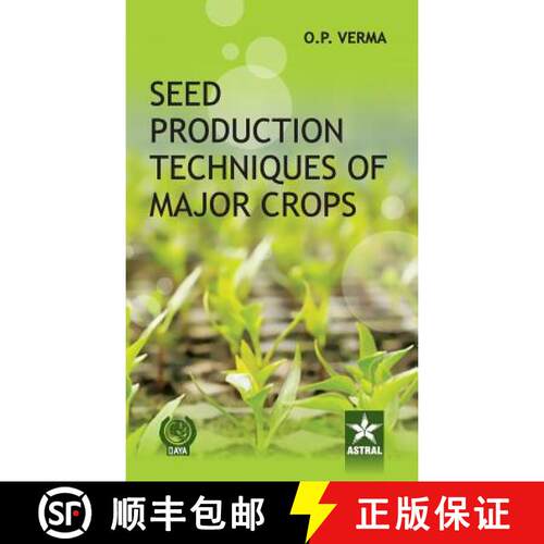 【3-4周达】精装 Seed Production Techniques of Major Crops [9789351241812]