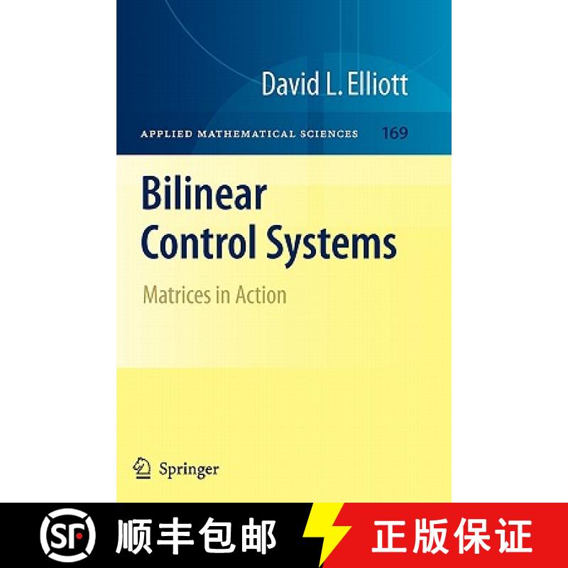 【3-4周达】Bilinear Control Systems : Matrices in Action [9789048181698]