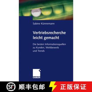 Vertriebsrecherche 9783322824936 Un... Informationsquellen 4周达 Gemacht Leicht Wettbewerb Die Kunden Besten
