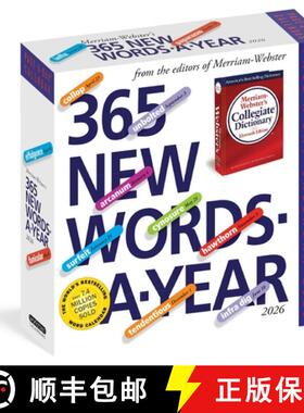 【3-4周达】365 New Words-A-Year Page-A-Day(r) Calendar 2026: From the Editors of Merriam-Webster [9781523530489]
