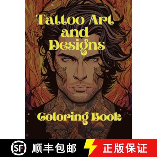 【3-4周达】Tattoo Art and Designs: Coloring Book [9798869044761]