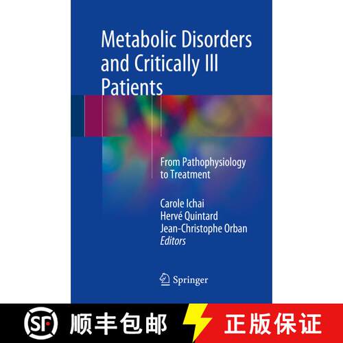 【3-4周达】精装 Metabolic Disorders and Critically Ill Patients: From Pathophysiology to Treatment (1... [9783319640082]