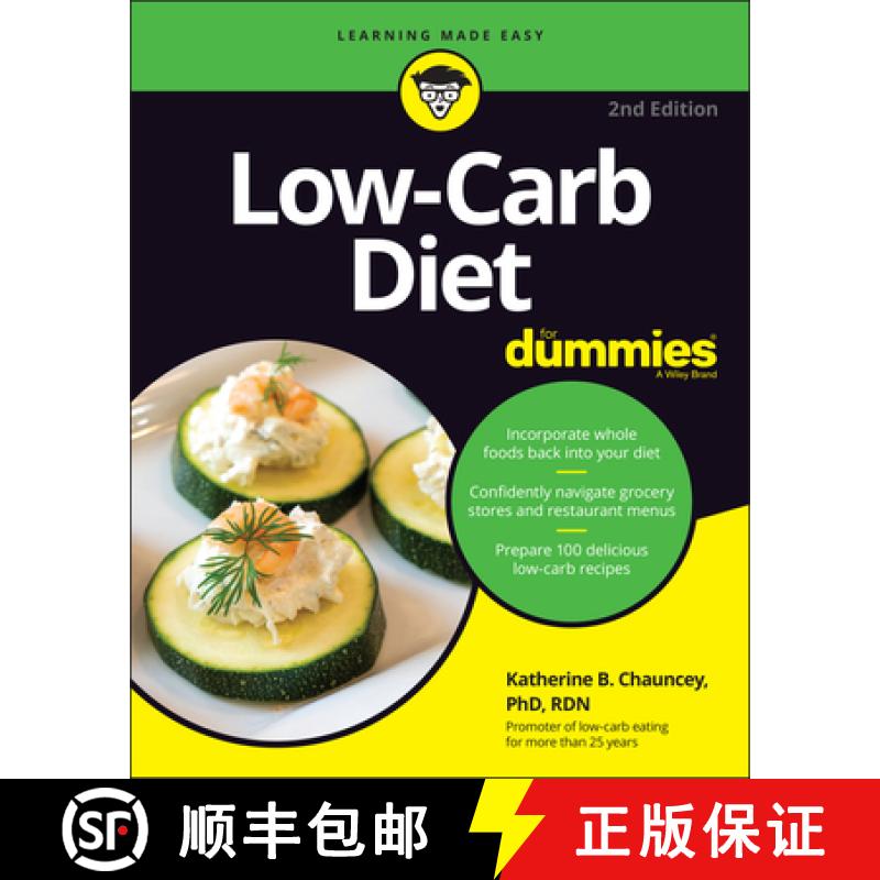 【3-4周达】Low-Carb Diet For Dummies, 2nd Edition [9781119839026]