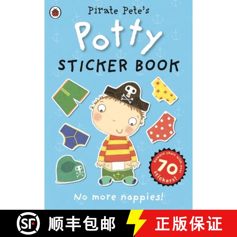 【3-4周达】Pirate Pete's Potty sticker activity book [9780723281573]