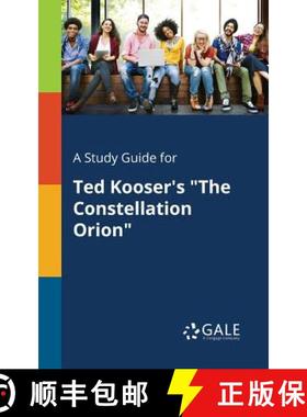【3-4周达】A Study Guide for Ted Kooser's The Constellation Orion [9781375390316]