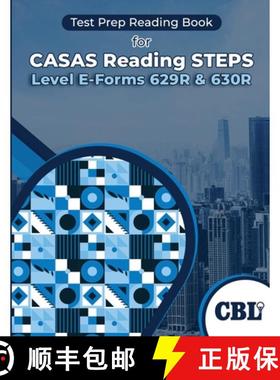 【3-4周达】Test Prep Reading Book for CASAS Reading STEPS  Level E-Forms 629R & 630R [9798330674213]
